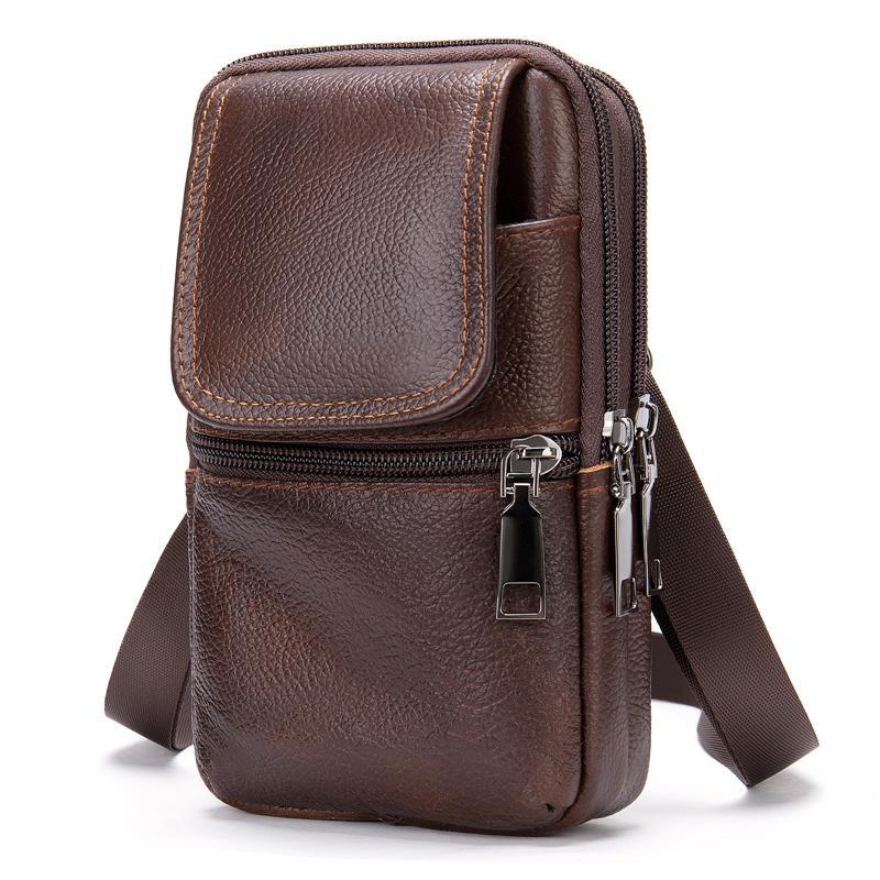Mens Outdoor Vintage Durable Casual Belt Bags