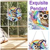 2D flache diy hängende Diamant Kunst Kits diy Wohnkultur hängender Charme (Eule)