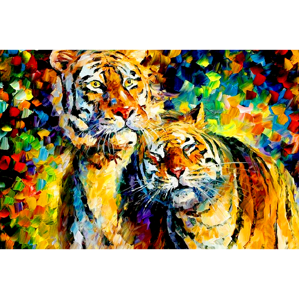 

Oil Painting Tiger - 1000 Pieces Jigsaw Puzzle, 501 Original