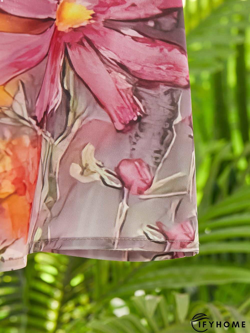 Casual Floral Sleeveless Stand Collar Printed Blouse | IFYHOME