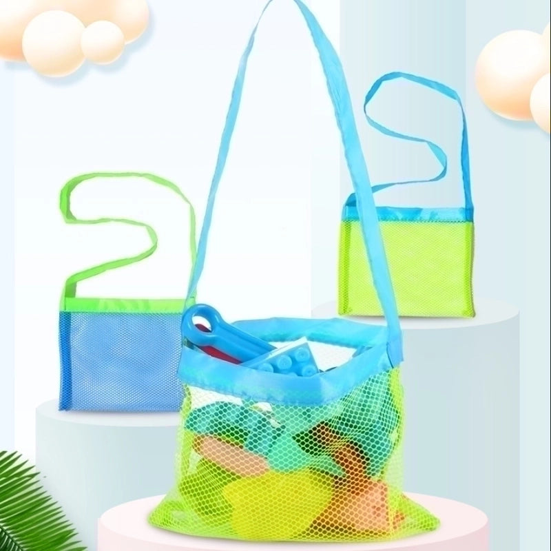 Vacation Solid Color Square Zipper Beach Bag