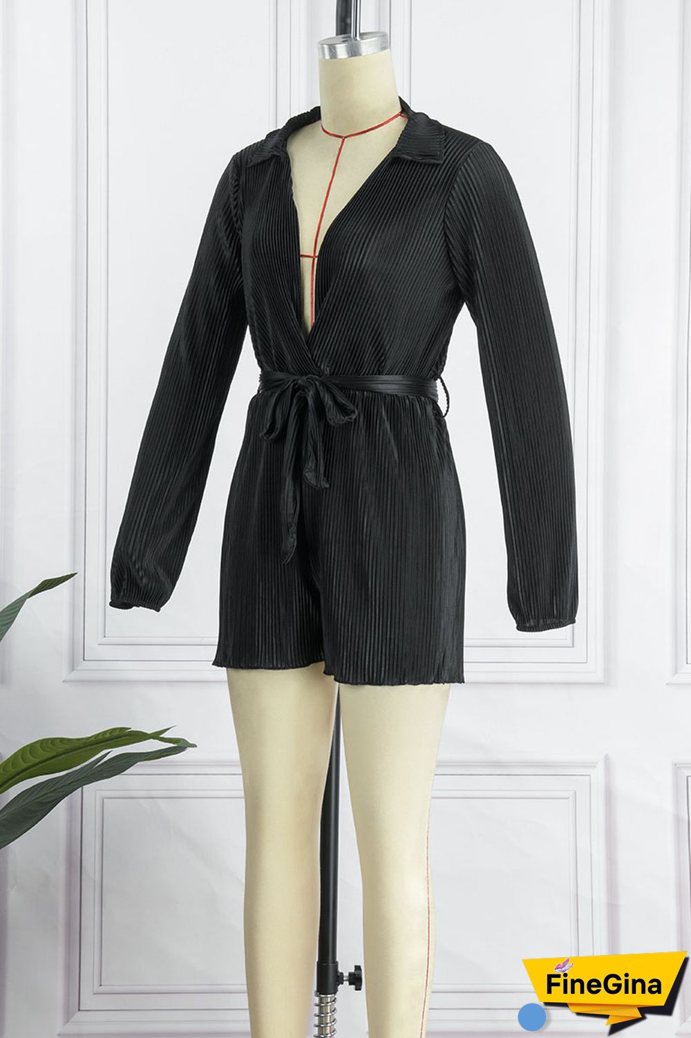 Purple Sexy Solid Bandage Patchwork Fold V Neck Straight Jumpsuits