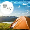 Fireproof Pipe Wrap Pipe Insulation Webbing w/ 2 Clamps for Stove Flue Protector