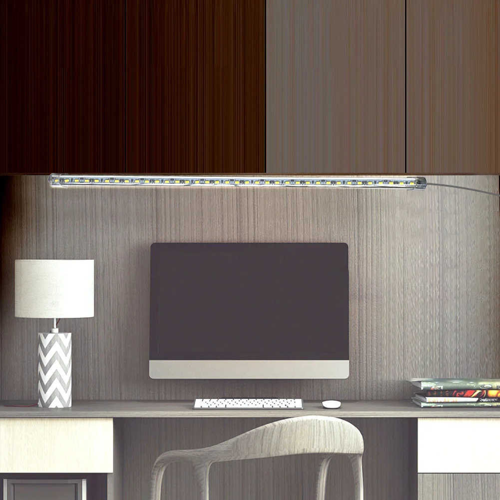 50cm LED Under Cabinet Night Light Bedroom Wardrobe Closet Lamp (A White)