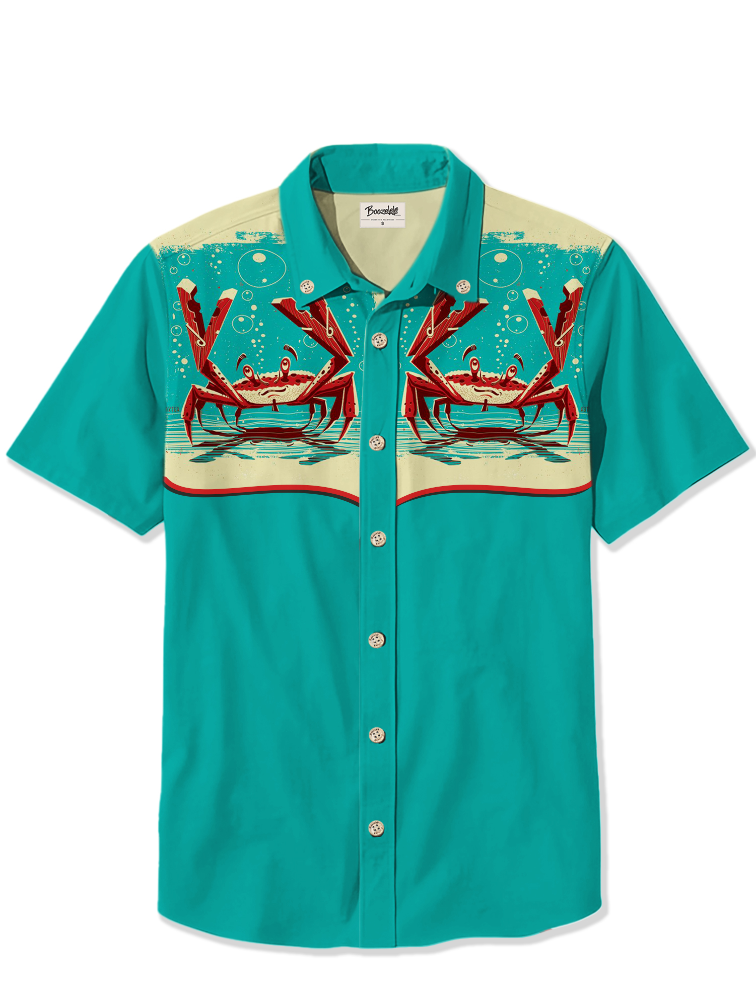 Marine Animals Creative Crab - 100% Cotton Shirt