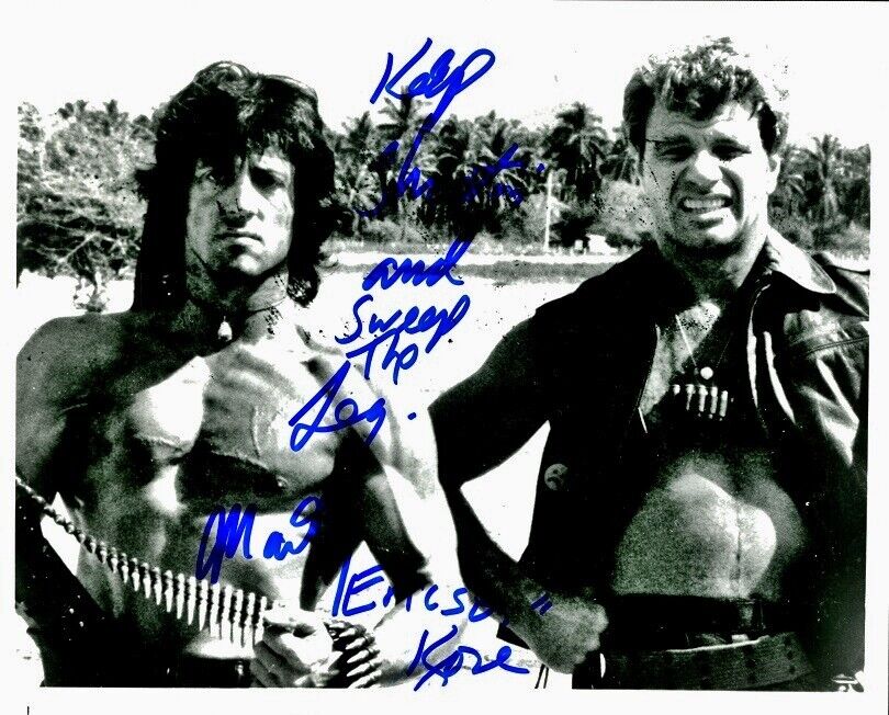 MARTIN KOVE Signed Photo Poster painting - Rambo: First Blood Part II