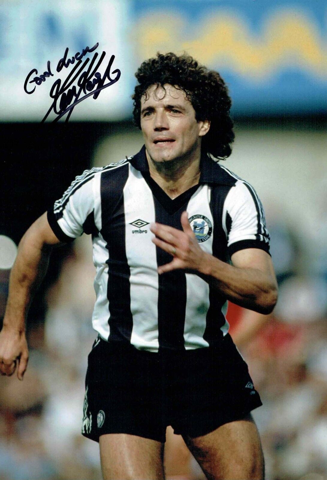 Kevin KEEGAN SIGNED 12x8 Autograph Photo Poster painting COA AFTAL Newcastle United Football