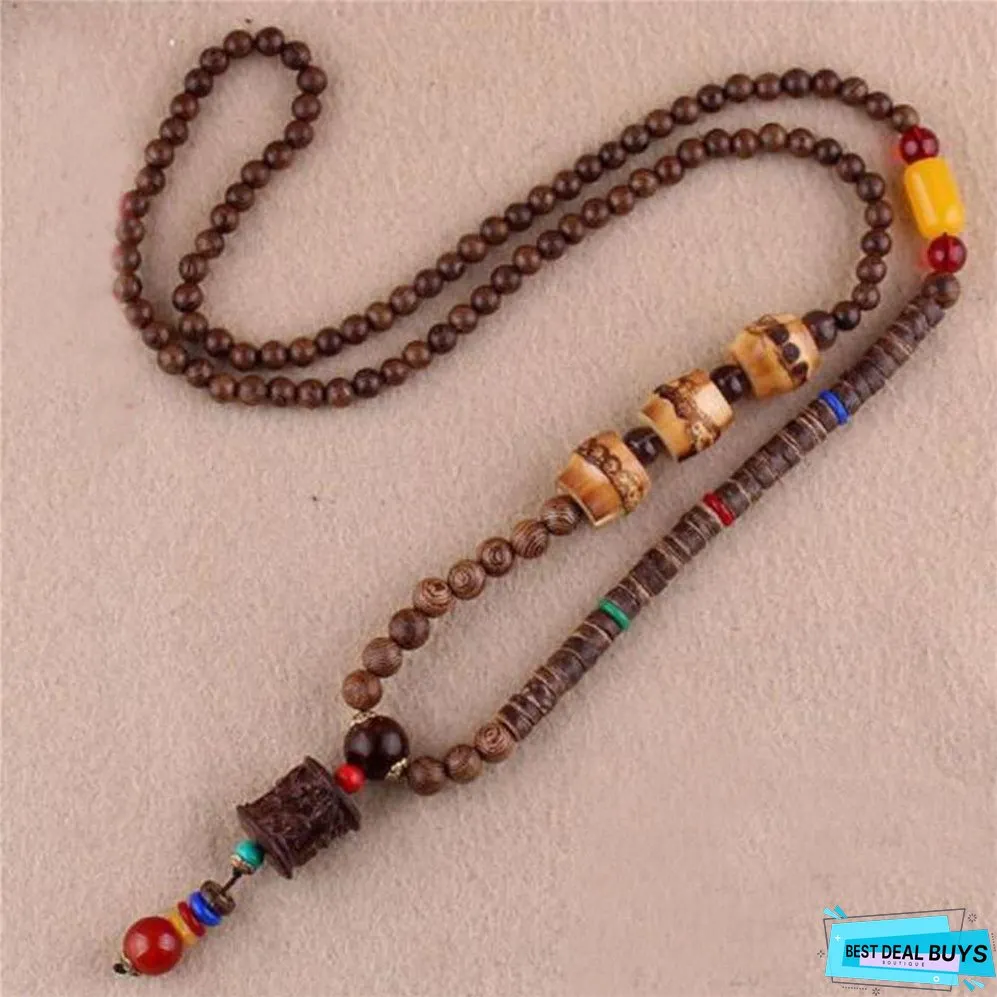 Ethnic Fish Horn Long Statement Men Womens Jewelry