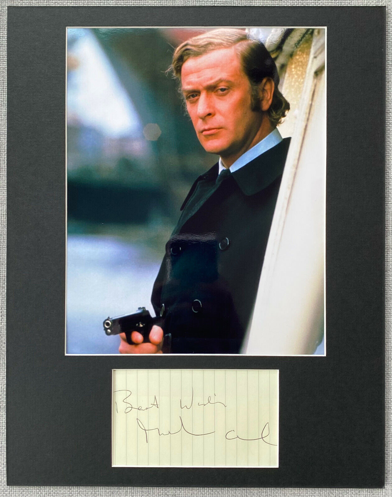 Michael Caine Signed Autograph Photo Poster painting Display - Authentic, Hollywood Legend