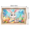 >SALE<Diamond Painting Nesting Food Trays with Handle for Serving Food (Easter Bunny)