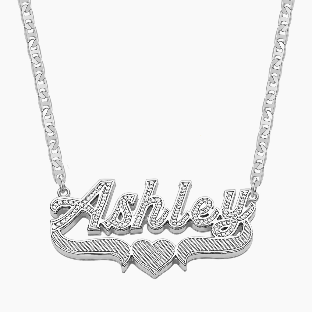 Silver Custom Name Necklace