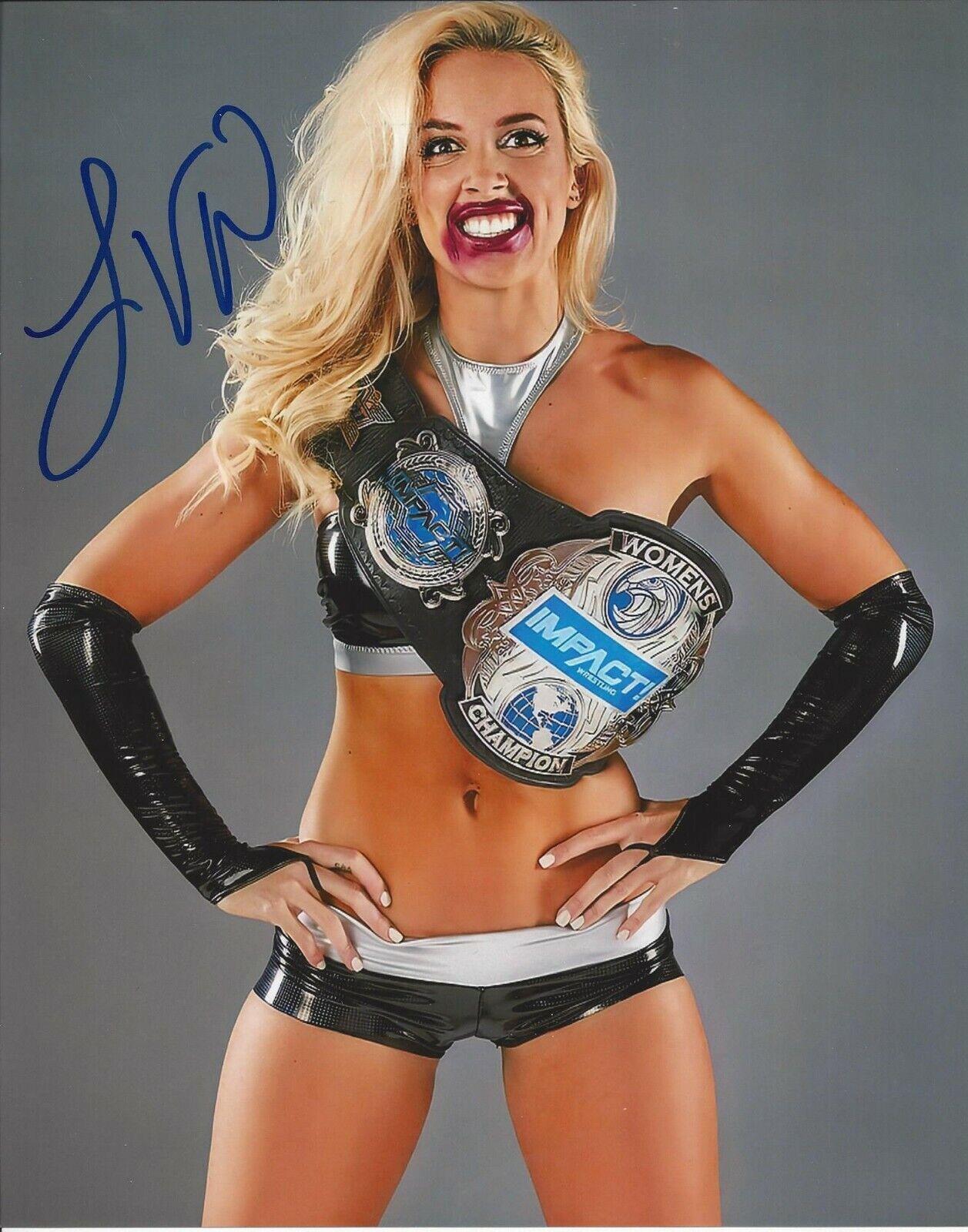 Chelsea Green autographed 8x10 Sexy Hot IMPACT WWE #16