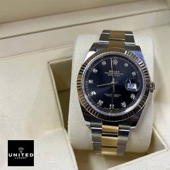 Rolex Datejust 126333-0005 Black Dial With Diamonds Replica