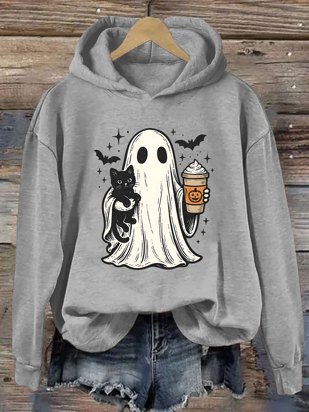 Pumpkin Spice Ghost Hoodie