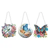 3Pcs Acrylic Butterfly Dragonfly Fairy Diamond Painting Hanging Ornaments for Art Crafts