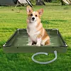Portable Shower Pan with Drain Hose Foldable Shower Base for Indoor and Outdoor