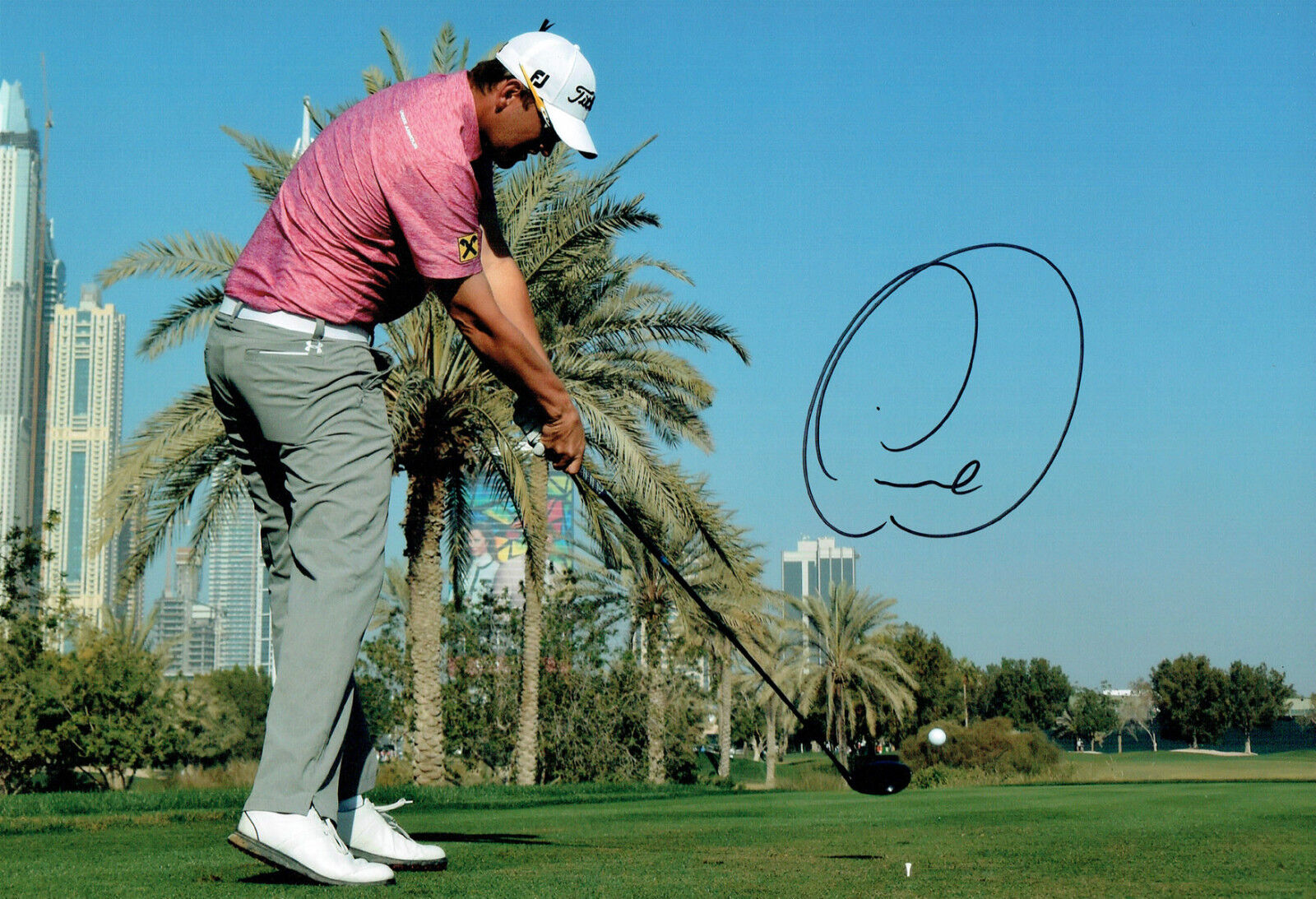 Bernd WIESBERGER SIGNED Photo Poster painting AFTAL Autograph COA Omega Dubai Desert Classic