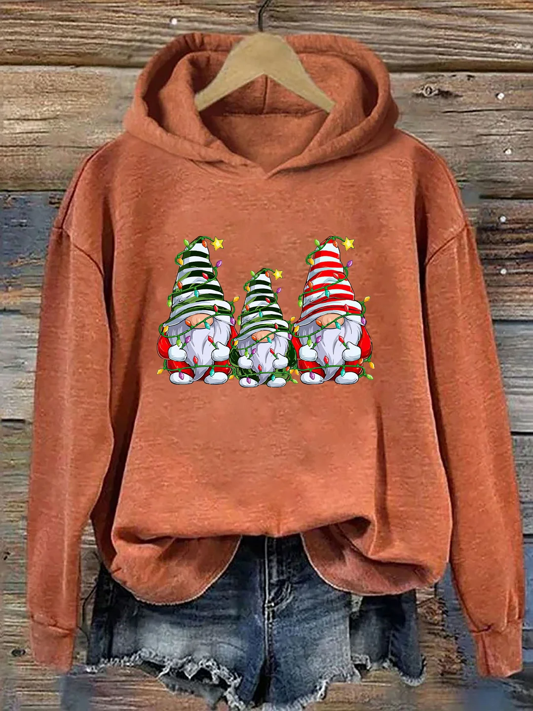 Christmas Cute Gnome Hoodie