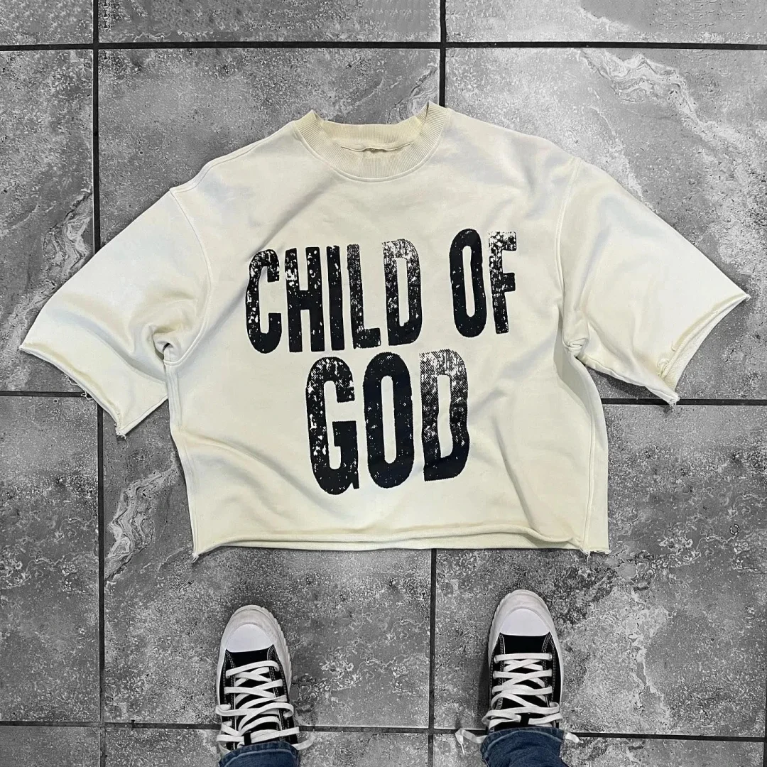 Aonga Streetwear T Shirt Y2K Clothes Harajuku Retro Art Graphic Print Oversized TShirt Men Women Round Neck Cotton Short Sleeve Tops aonga