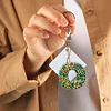 1Pc DIY Diamond Painting Lettter Keychain