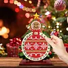 DIY Christmas 25 Days Countdown Diamond Painting Tabletop Ornaments Kit  Crystal Art Craft Decoration Wooden for Living Room Home Office Decoration