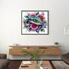 Flower Snake-14CT Stamped Cross Stitch 33*31cm/12.99*12.2in