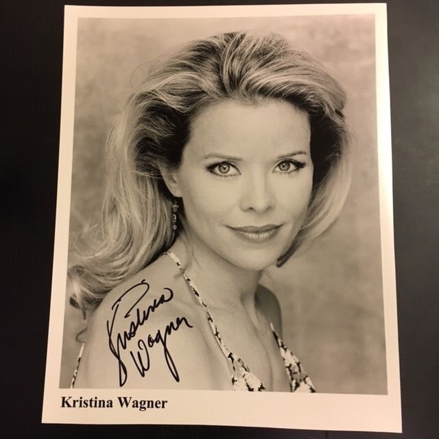 Kristina Wagner Signed 8x10 Original Photo Poster painting with COA