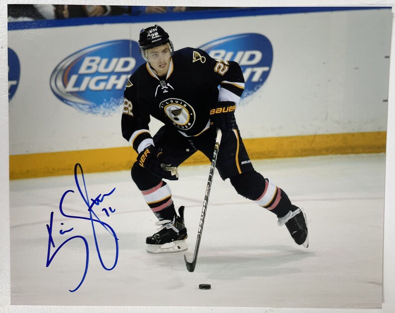 Kevin Shattenkirk Signed Autographed Glossy 8x10 Photo Poster painting St. Louis Blues - COA Matching Holograms