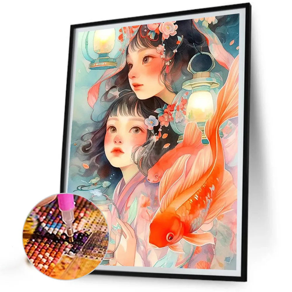 Full Round Diamond Painting 40*50cm - Girl
