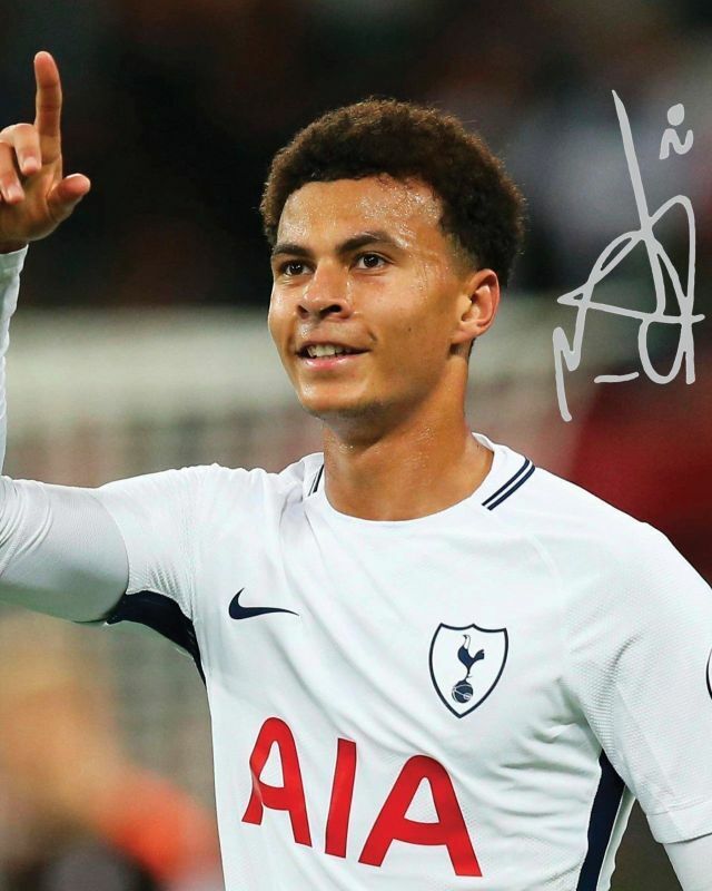 Dele Alli - Tottenham Hotspur Autograph Signed Photo Poster painting Print