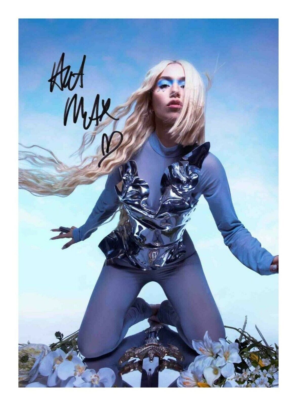 AVA MAX AUTOGRAPH SIGNED PP Photo Poster painting POSTER