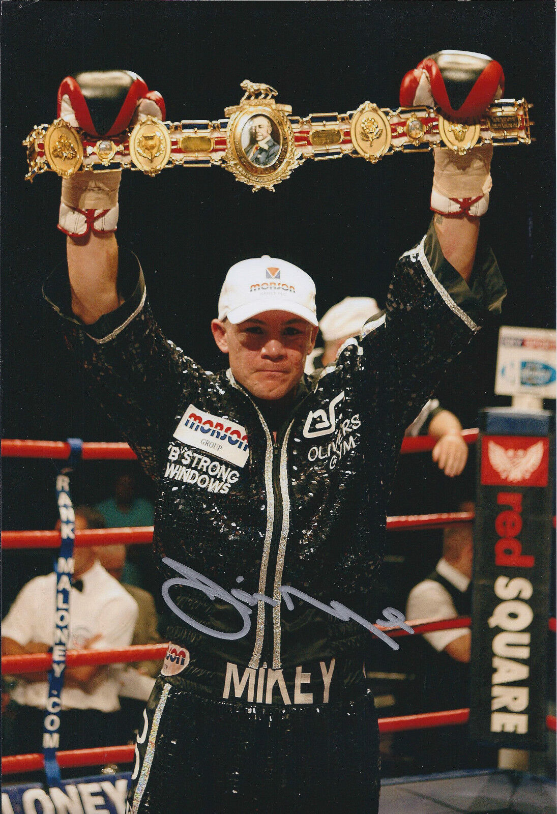 Jamie MOORE Signed 12x8 Autograph Photo Poster painting AFTAL COA Champion Boxer Manchester