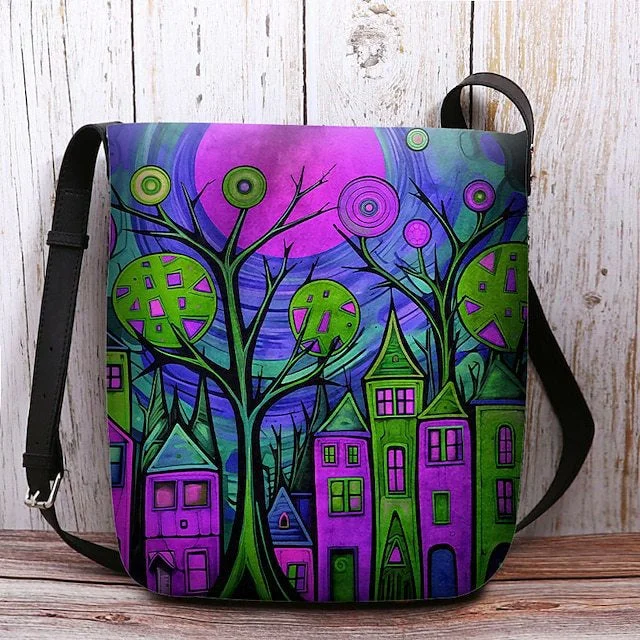 Style & Comfort for Mature Women Women's Abstraction Print Crossbody Bag