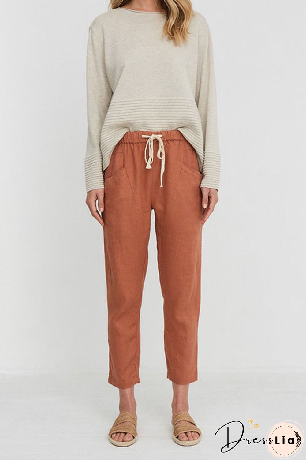 Relaxed Drawstring Pants