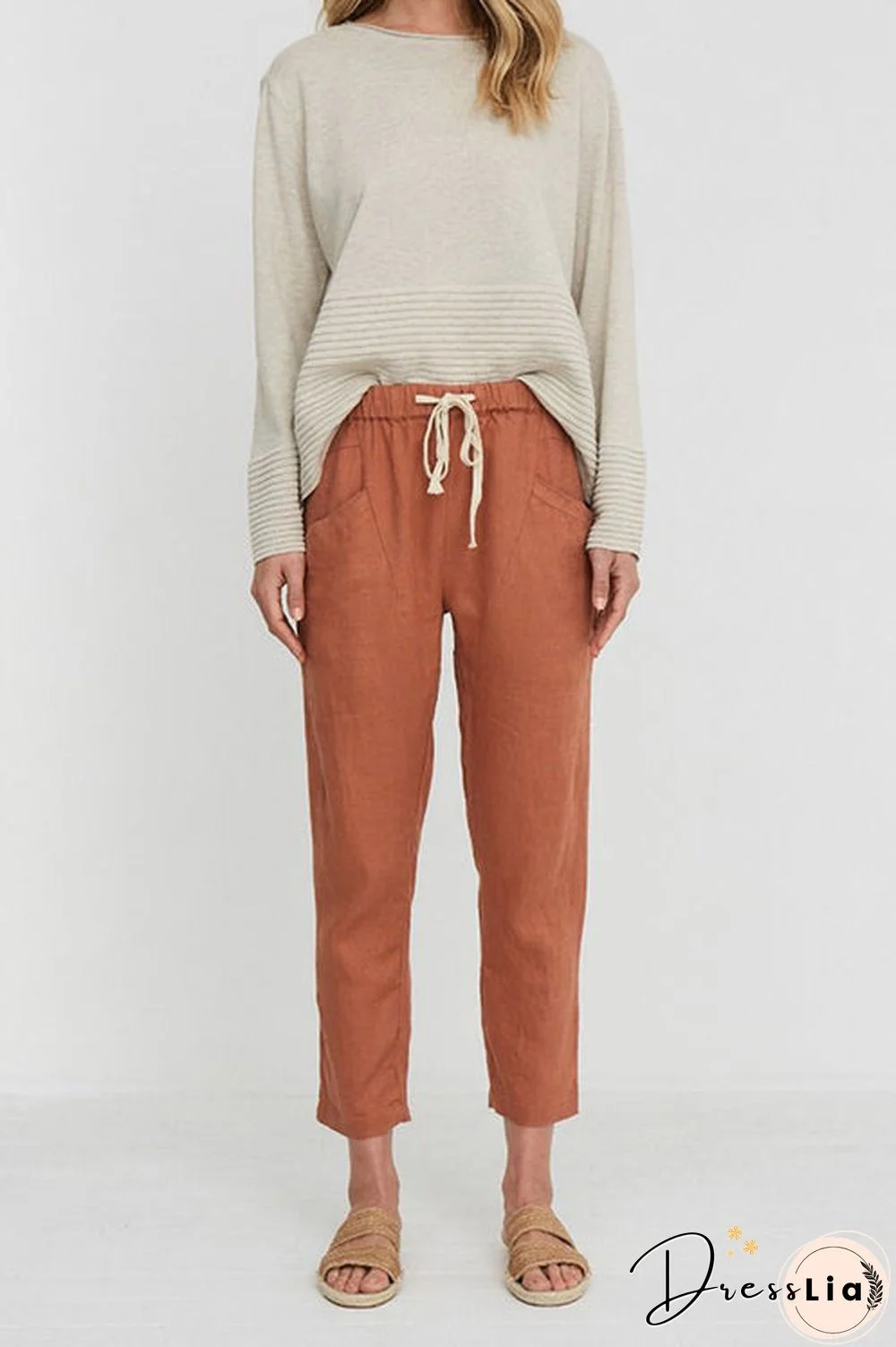 Relaxed Drawstring Pants