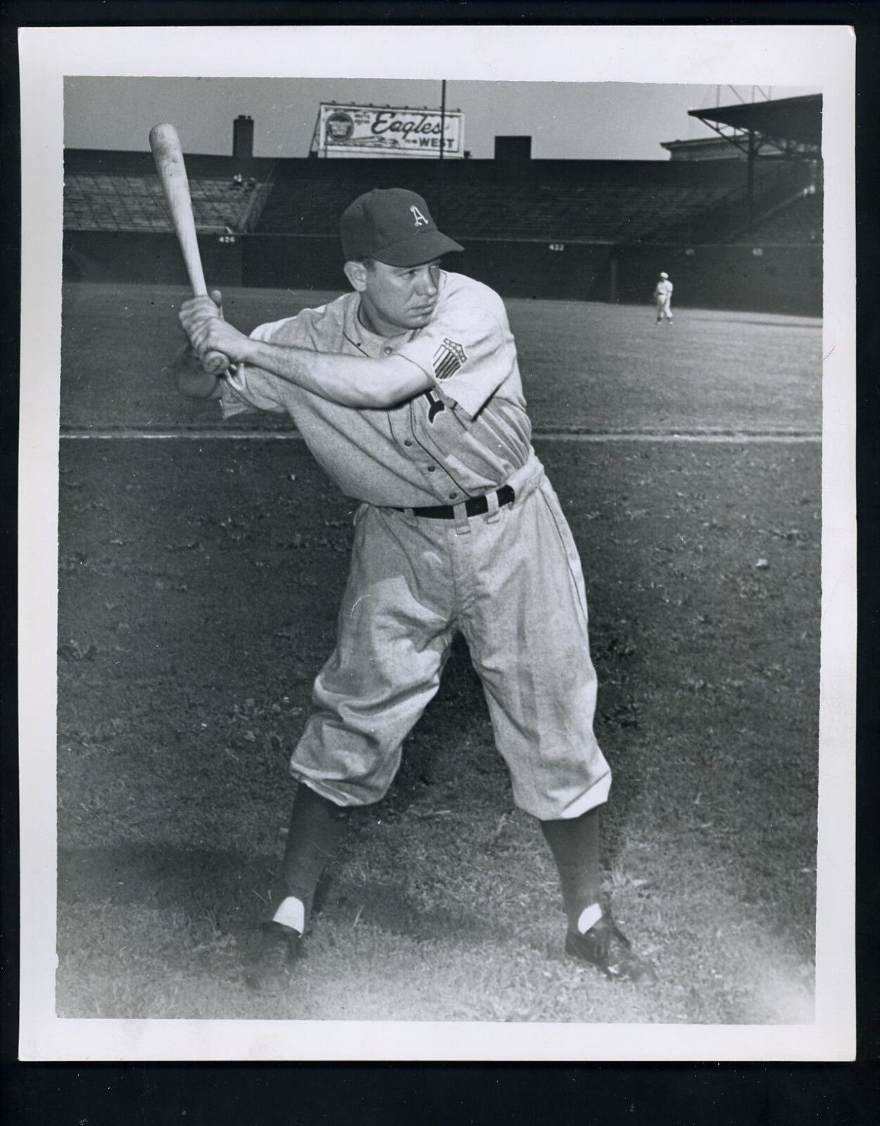 Ed Busch The Sporting News circa 1944 Press Photo Poster painting Philadelphia A's