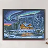 Romantic Snow Scene - 9CT Full Beaded Cross Stitch Kit(73x55cm)