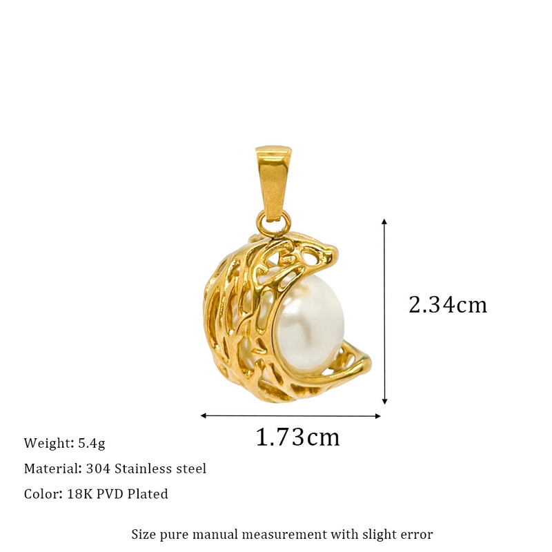 1 Piece 304 Stainless Steel Geometric Pendant Jewelry Accessories