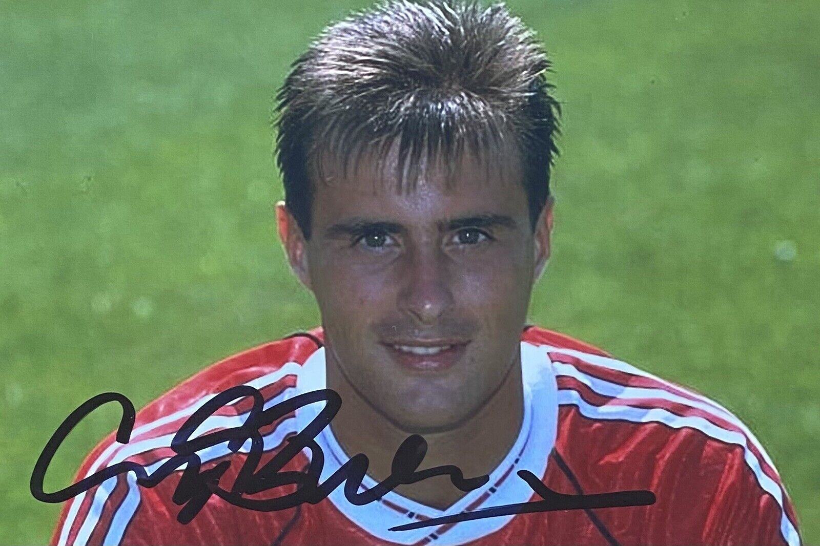 Clayton Blackmore Genuine Hand Signed Manchester United 6X4 Photo Poster painting 8