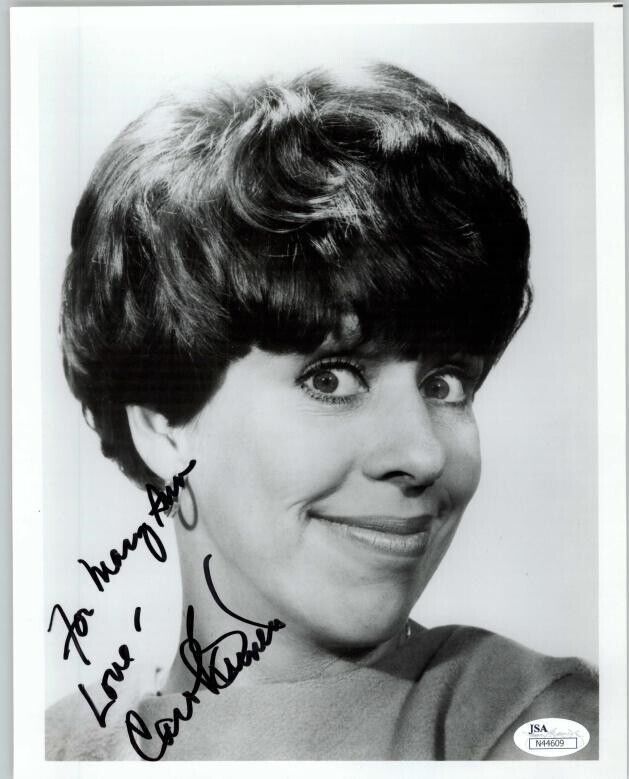 CAROL BURNETT AUTOGRAPH SIGNED 8X10 JSA AUTHENTICATED COA #N44609