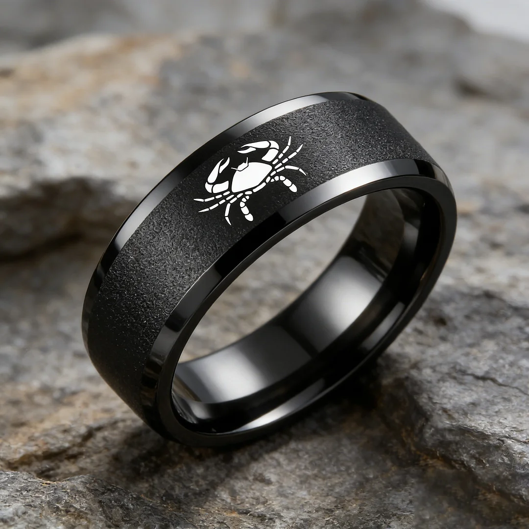Wedding Fashion Cancer Tungsten Rings Flat Black Bands Edge Comfort Fit for Men and Women 4MM 6MM 8MM Width