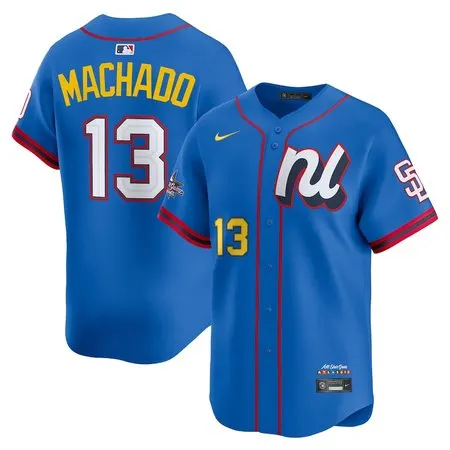 Youth National League #13 Manny Machado  Blue 2025 All-Star Edition Limited Player Jersey
