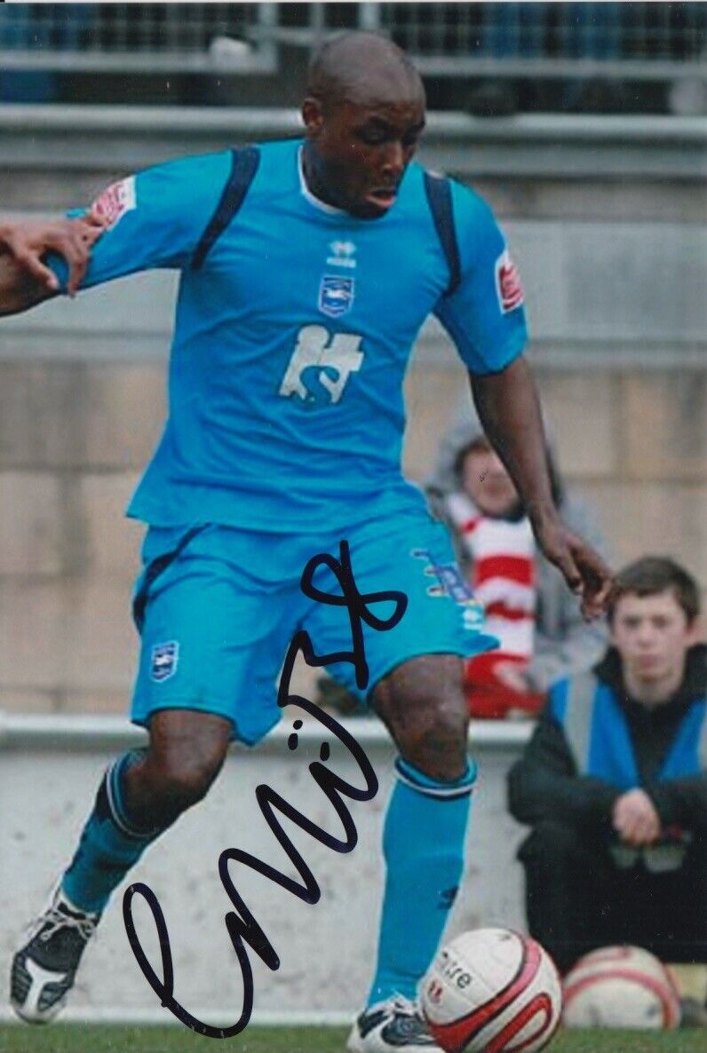 LLOYD OWUSU HAND SIGNED 6X4 Photo Poster painting BRIGHTON FOOTBALL AUTOGRAPH