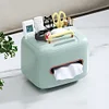 Light luxury tissue box, living room, high-end tissue box, coffee table, multi-function remote control, storage home desktop creative ornaments