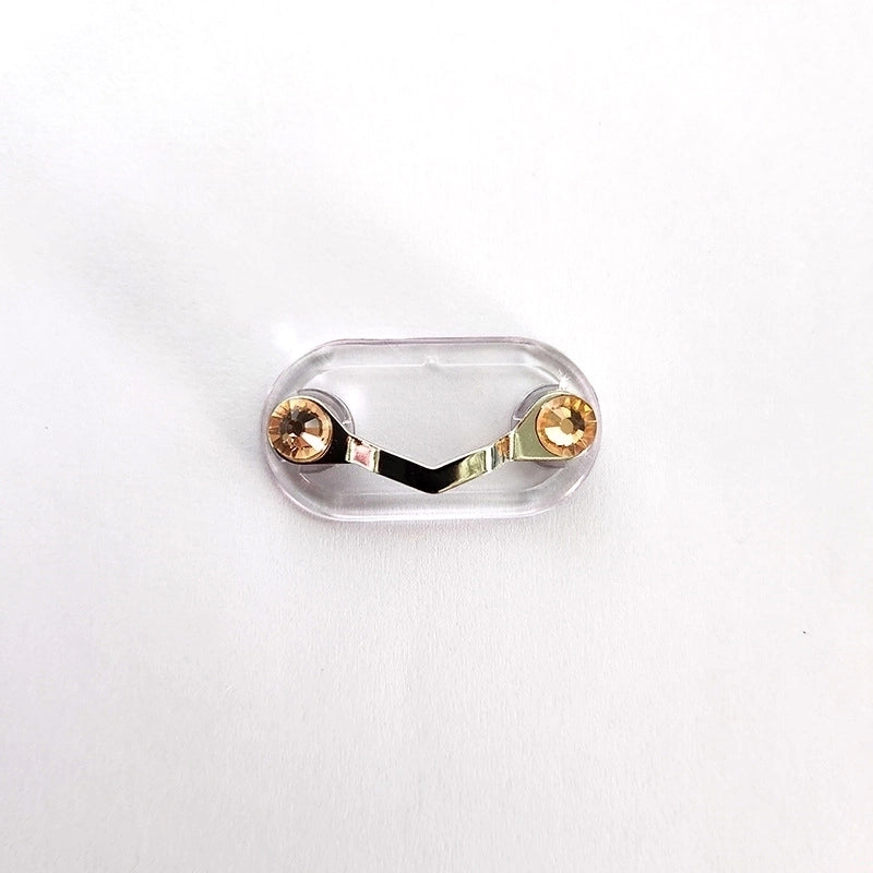 Readerest Magnetic Glasses Bracket Magnetic Brooch Magnet Badge Headset Creative Storage Magnetic Glasses Clip