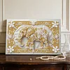 DIY Pearl Painting Elephant for Home Wall Decor with Frame(20x30cm)