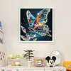 Butterfly-11CT Stamped Cross Stitch 40*40cm/15.75*15.75in tapestrymarket