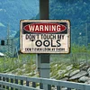 Warning - Vintage Metal Signs(12*16Inch) - Warning