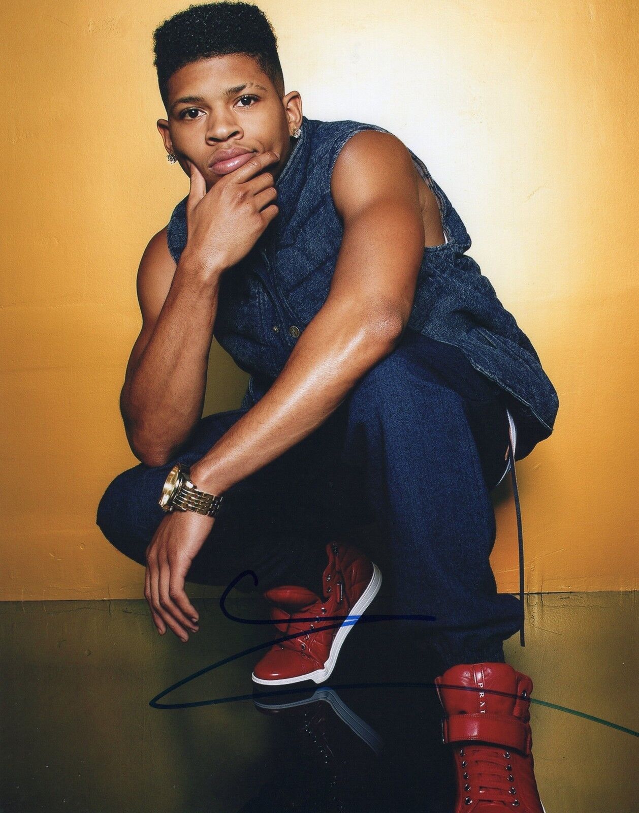 Bryshere Y. Gray Empire TV Show Hakeem Lyon Signed 8x10 Photo Poster painting w/COA #3