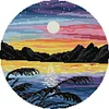 Scenery - 14CT Stamped Cross Stitch 31*31cm/12.2*12.2in(Brand)
